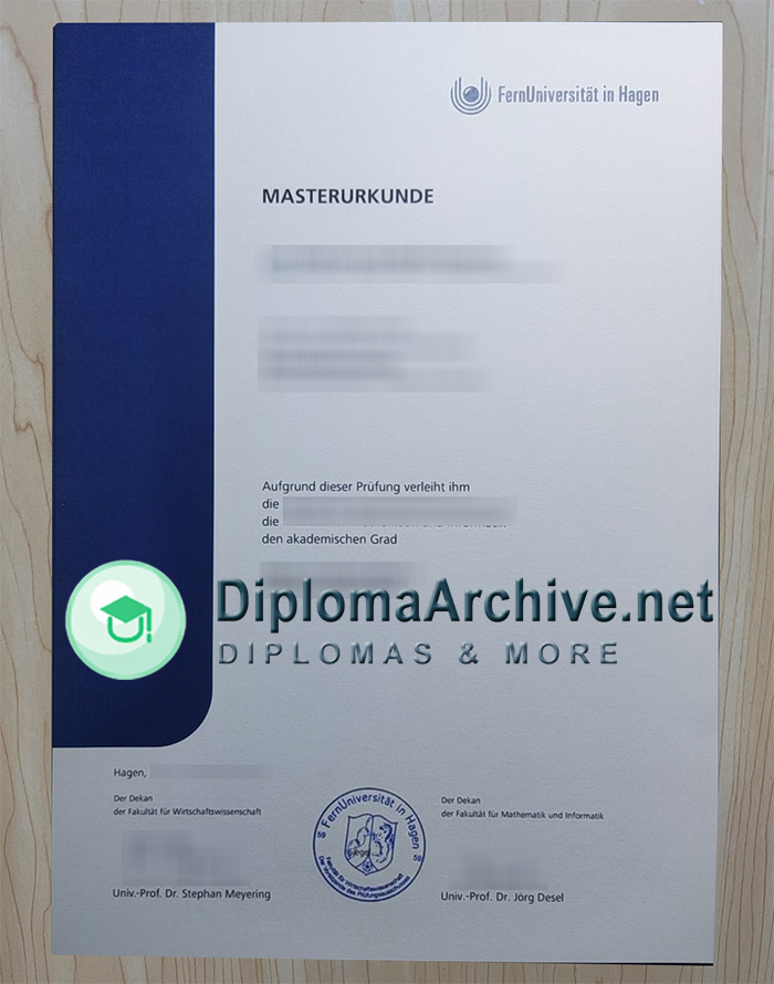 FernUniversität in Hagen diploma
