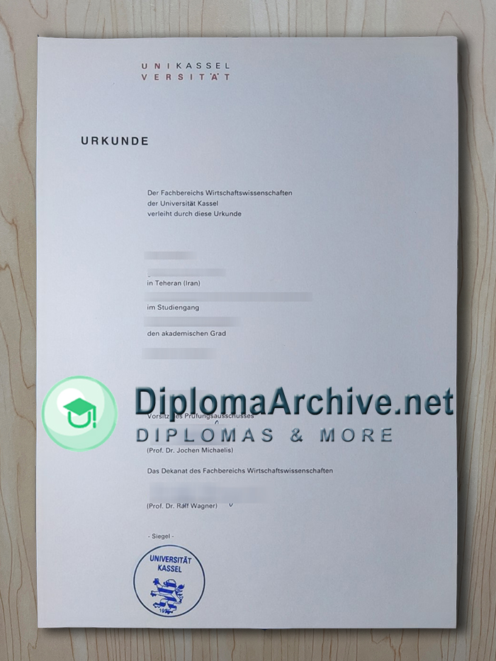 University of Kassel diploma