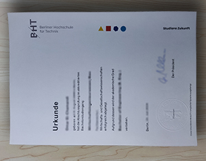 BHT Berlin diploma