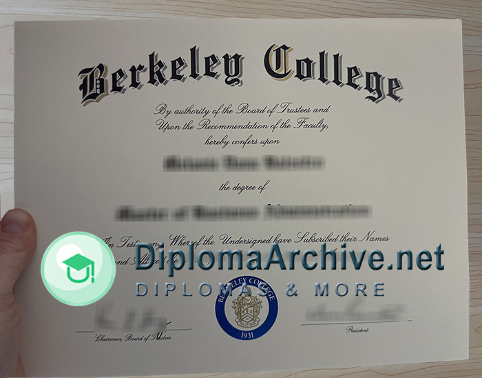 Berkeley College diploma