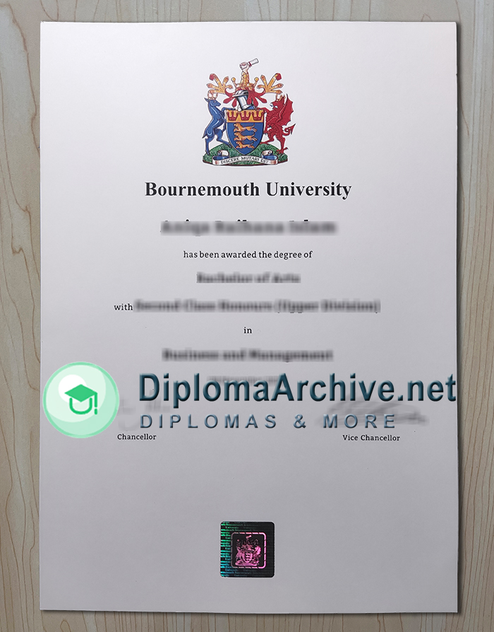 Bournemouth University diploma