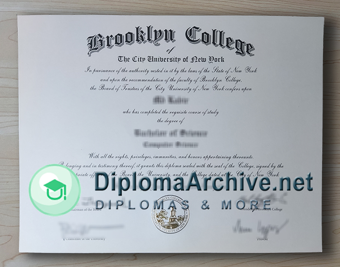Brooklyn College diploma