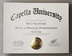 Capella University diploma