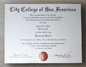 City College of San Francisco diploma