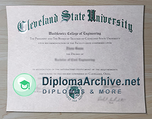 Cleveland-State-University-diploma