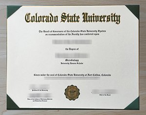 Colorado State University degree