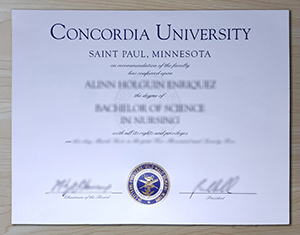 Concordia University-St. Paul diploma