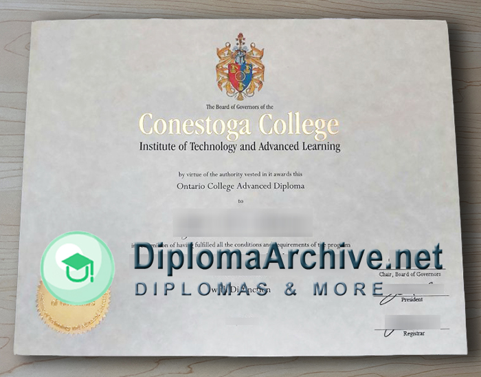Conestoga College diploma