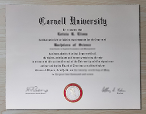 Cornell University diploma
