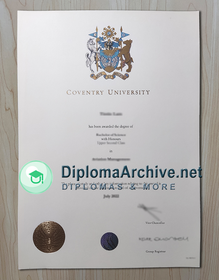Coventry University diploma