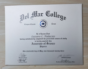 Del Mar College diploma