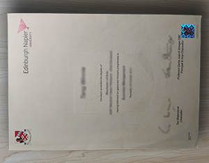Edinburgh Napier University diploma