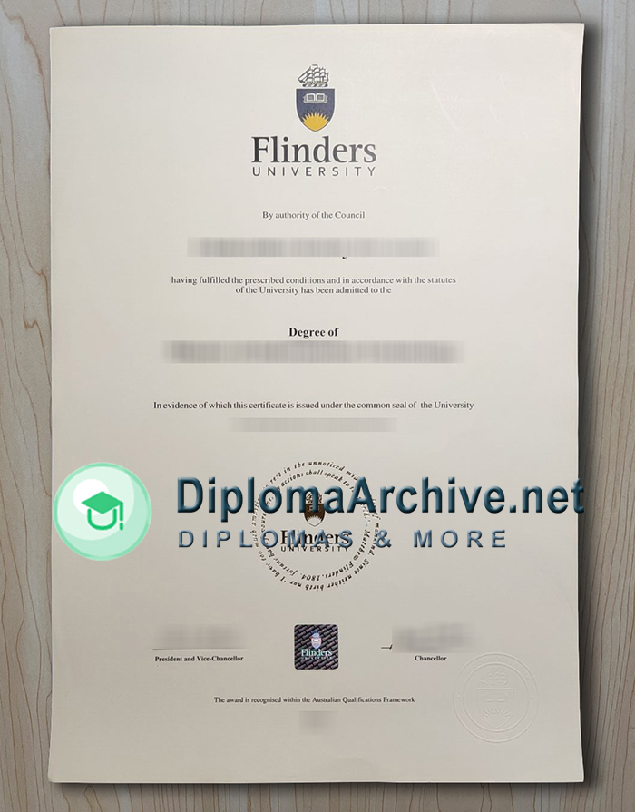Flinders University diploma