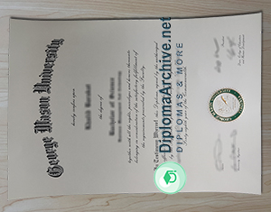 George Mason University diploma