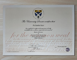 Glasgow Caledonian University diploma