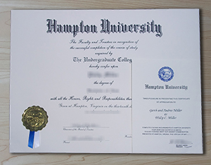 Hampton University diploma