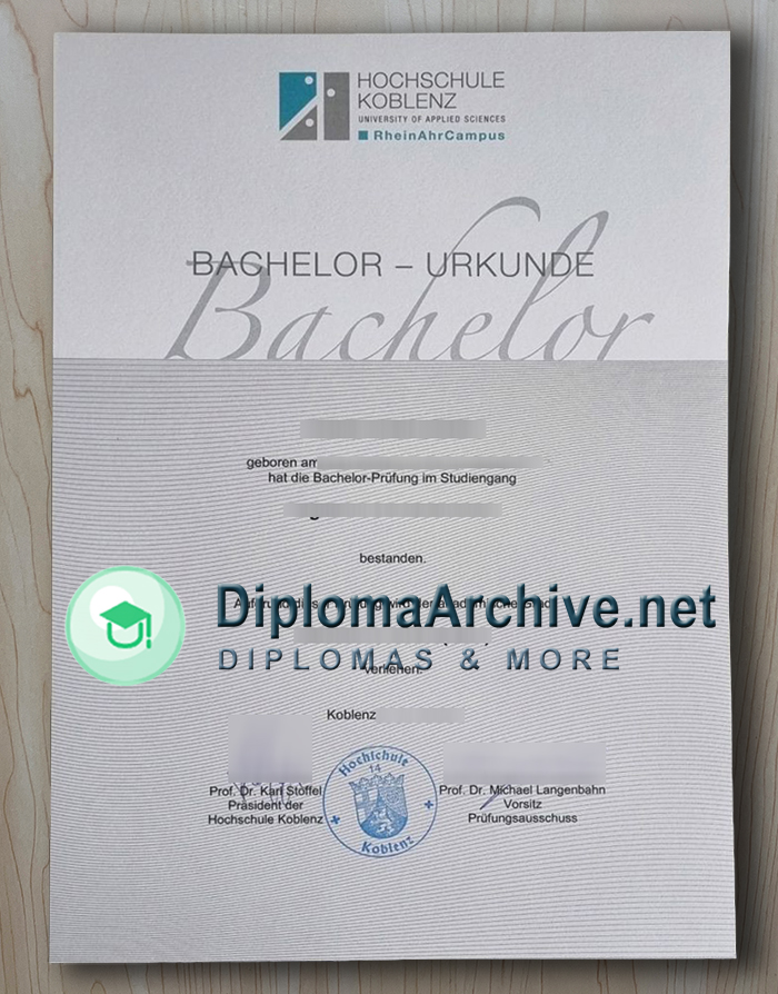 Hochschule Koblenz diploma