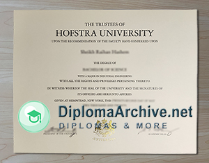 Hofstra University diploma