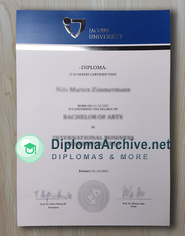 Jacobs University Bremen diploma