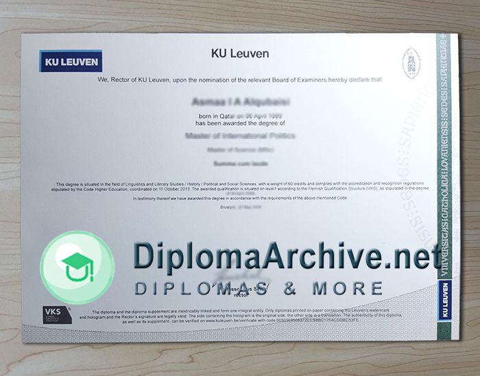 KU Leuven diploma