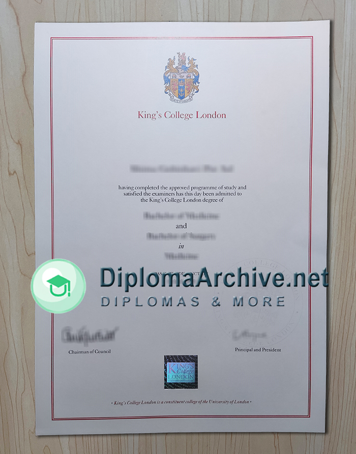 King's College London diploma