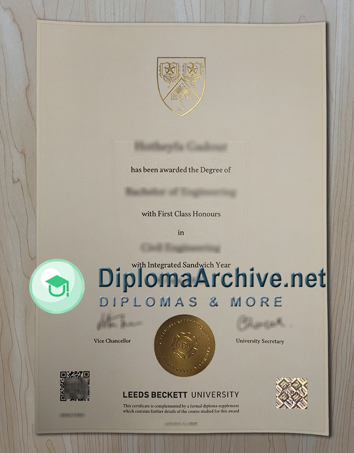 Leeds Beckett University degree
