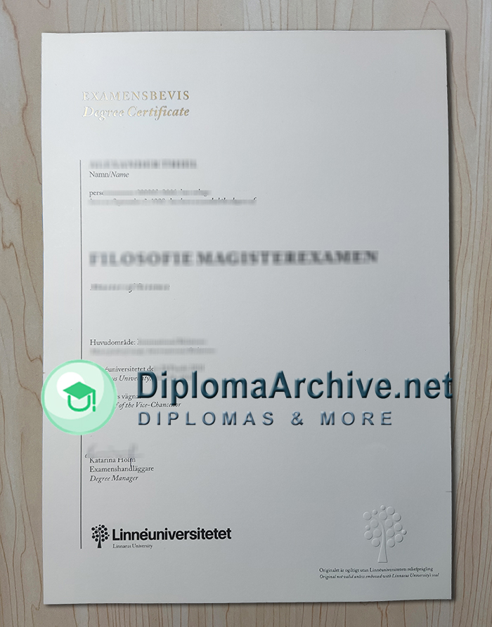 Linnaeus University degree