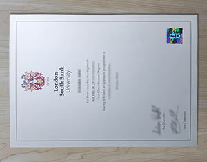 London South Bank University diploma
