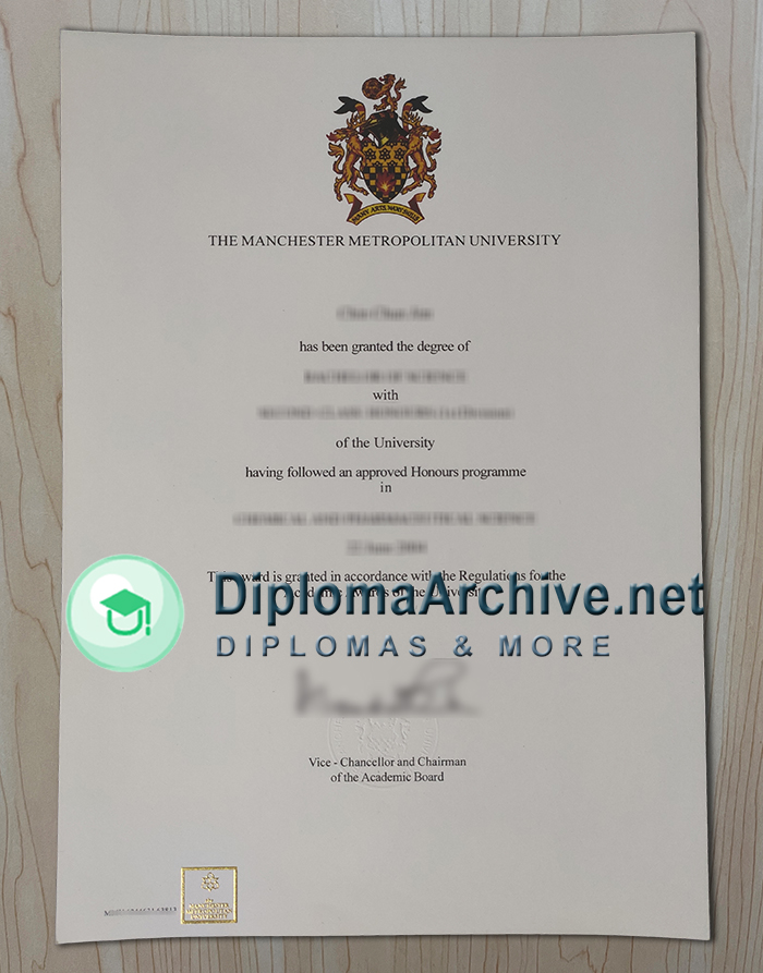 Manchester Metropolitan University degree