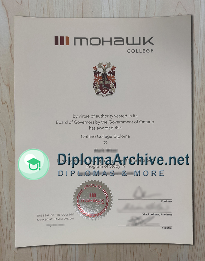 Mohawk College diploma