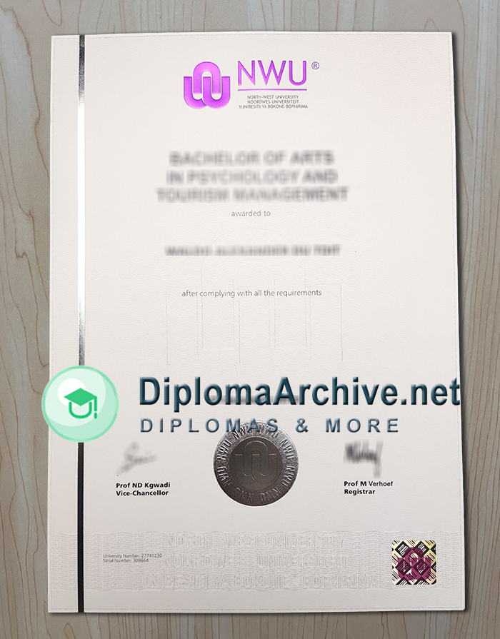 North-West University diploma