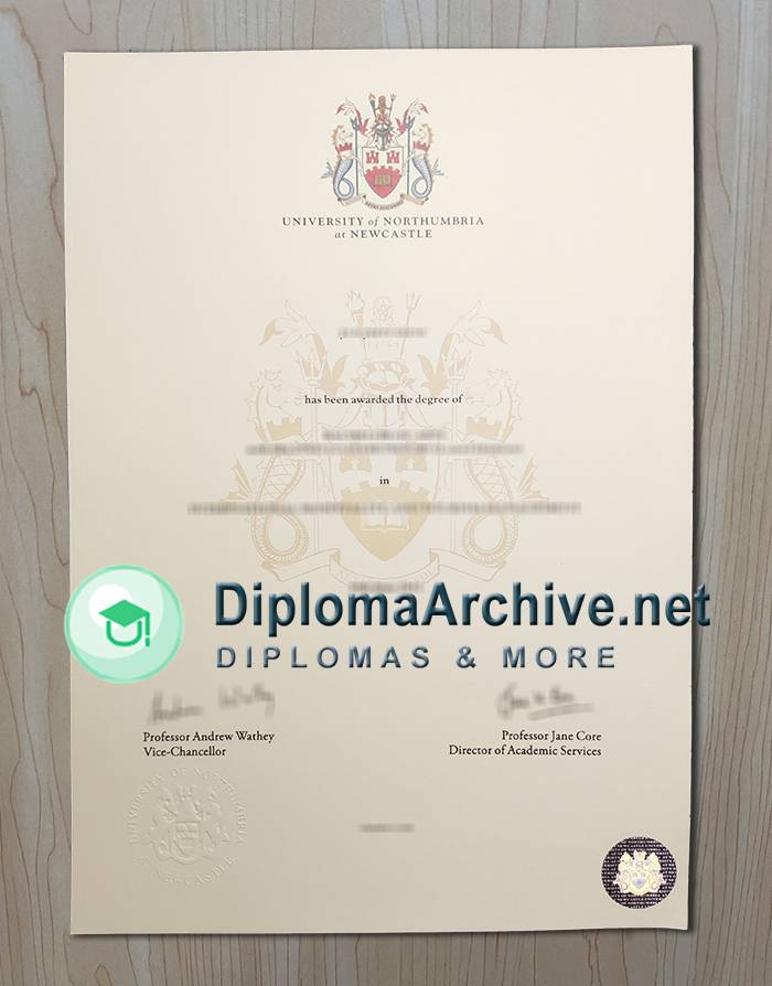 Northumbria University diploma