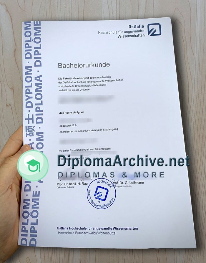 Ostfalia Hochschule urkunde
