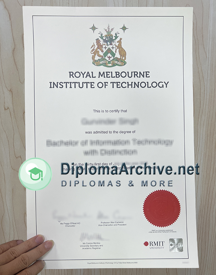 Royal Melbourne Institute of Technology diploma