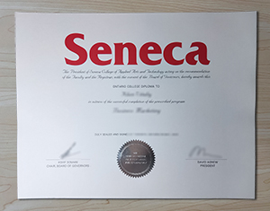 Seneca College diploma