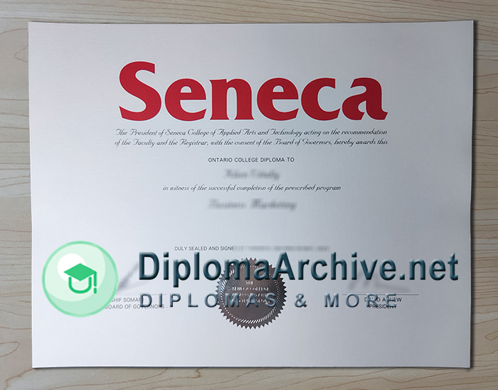 Seneca College diploma
