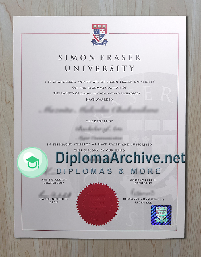 Simon Fraser University degree
