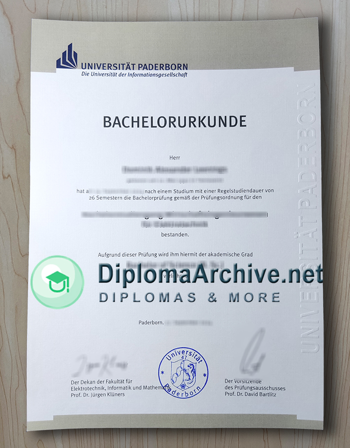 Universität Paderborn diploma