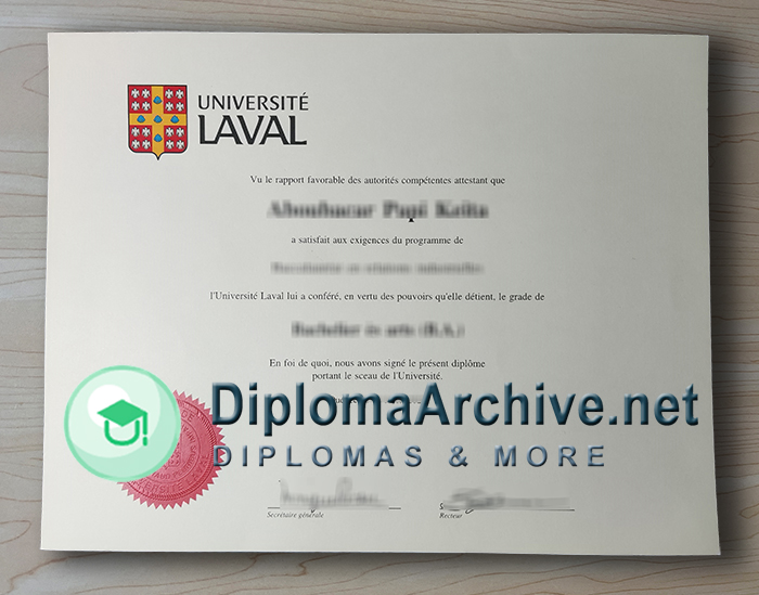Université Laval diploma