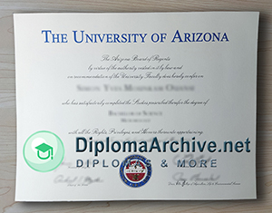 University-of-Arizona-diploma