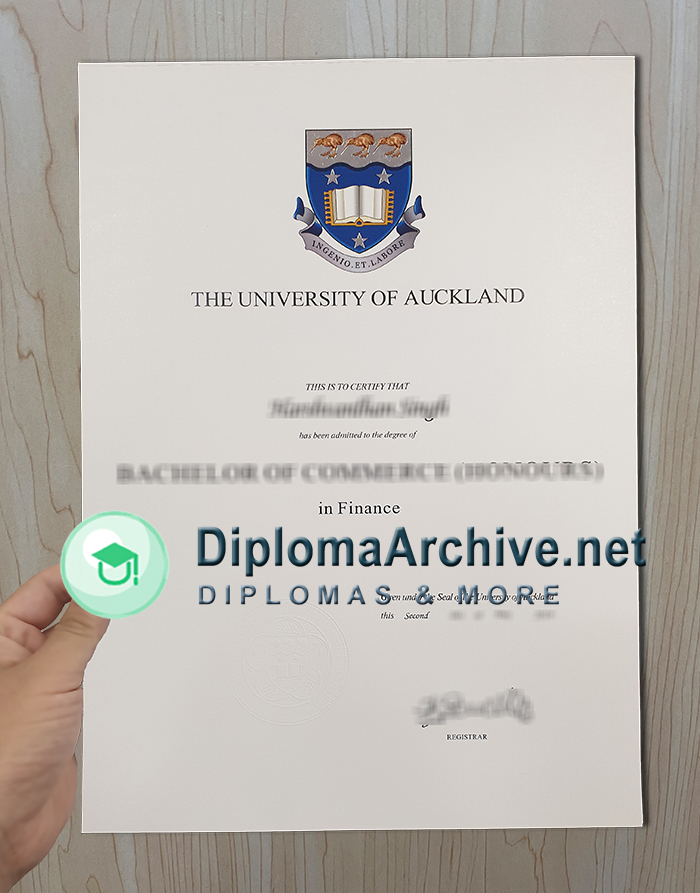 University of Auckland diploma