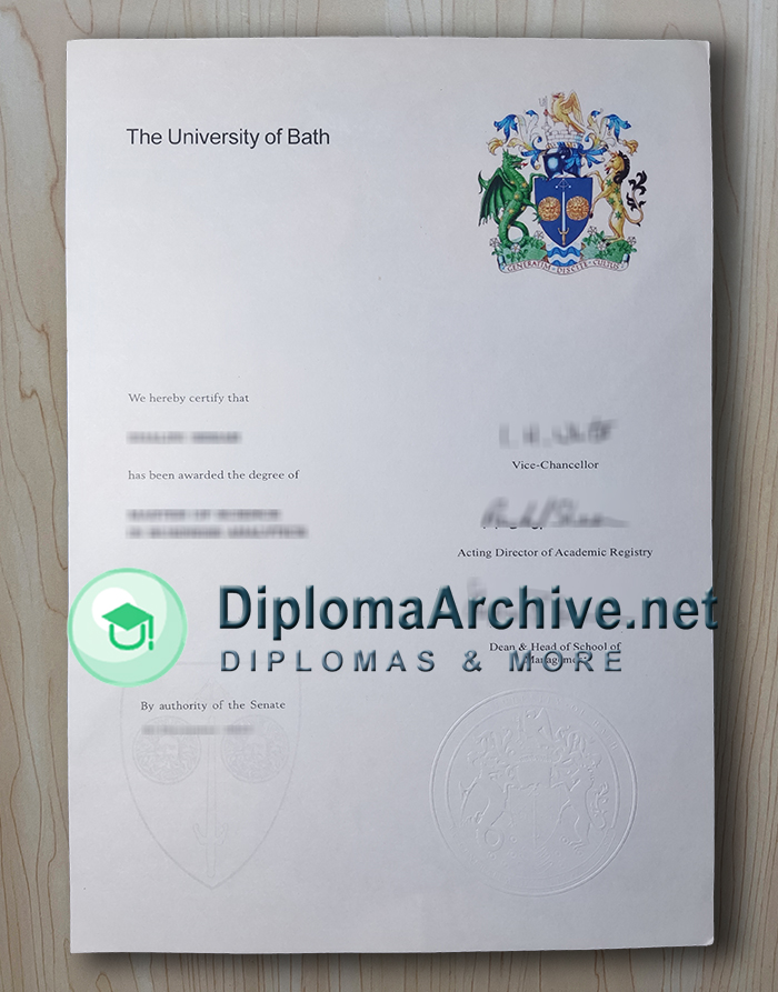 University of Bath diploma