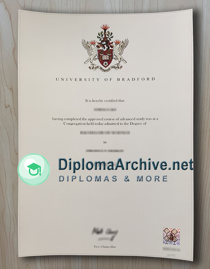 University of Bradford diploma