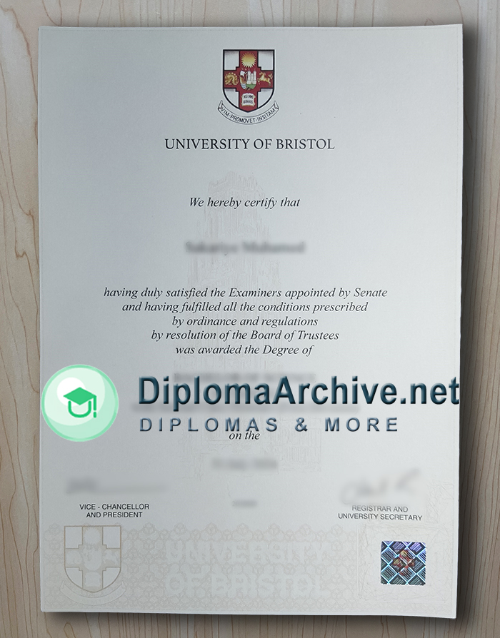 University of Bristol diploma