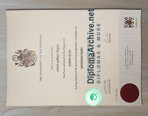 University of Buckingham diploma