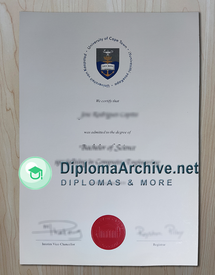 University of Cape Town diploma