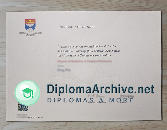 University of Dundee diploma