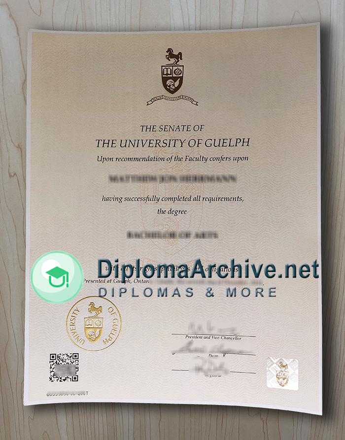 University of Guelph diploma