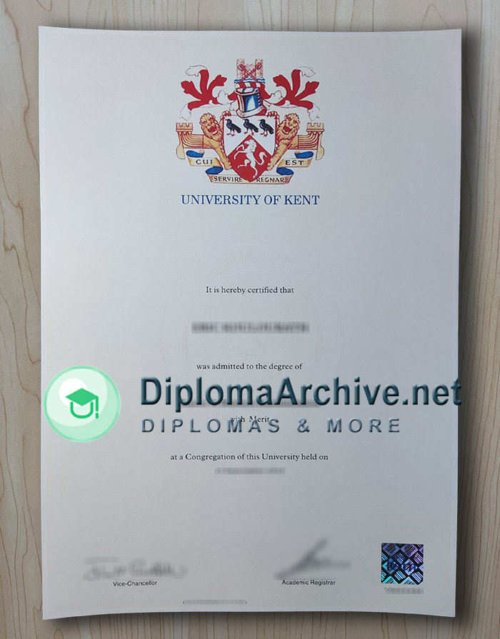 University of Kent diploma