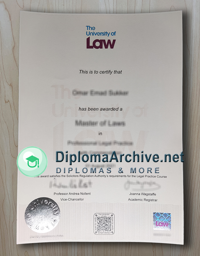 University of Law diploma